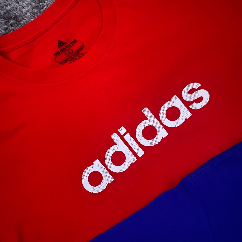 Men’s Adidas T-Shirt Bundle, 2 Tees, Size Large - Picture 3 of 8